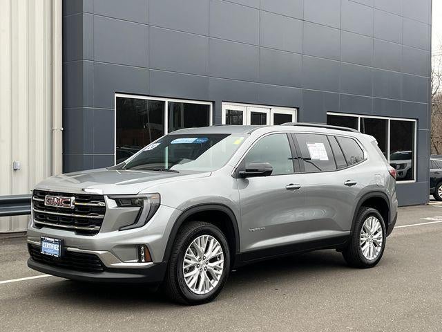 2024 GMC Acadia AWD Elevation in Sterling Metallic — front three-quarter view