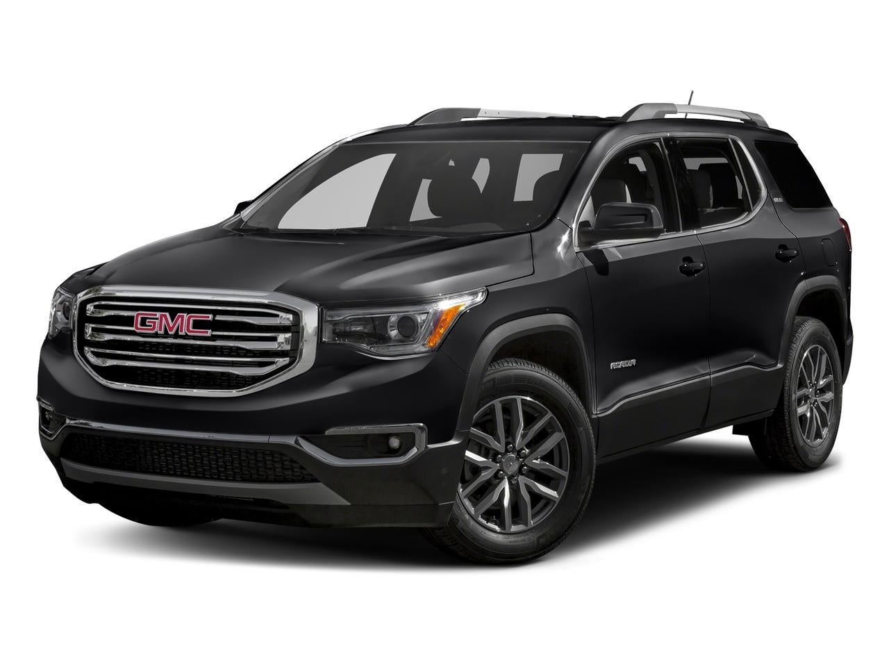 2018 GMC Acadia AWD SLT-1 in Ebony Twilight Metallic — front three-quarter view