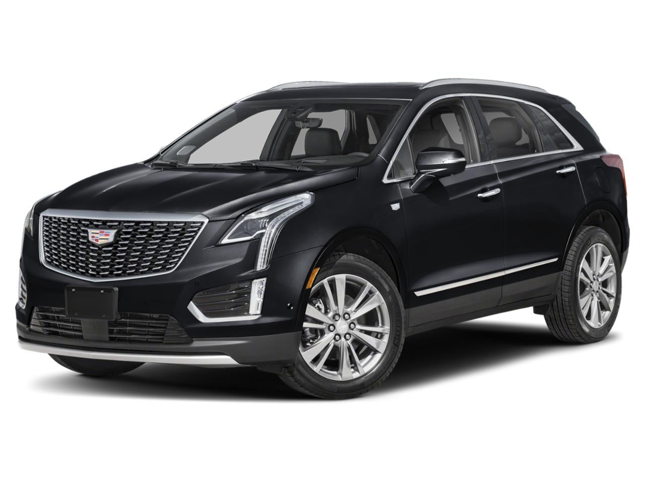 2025 Cadillac XT5 AWD 4dr Premium Luxury in Stellar Black Metallic — front three-quarter view