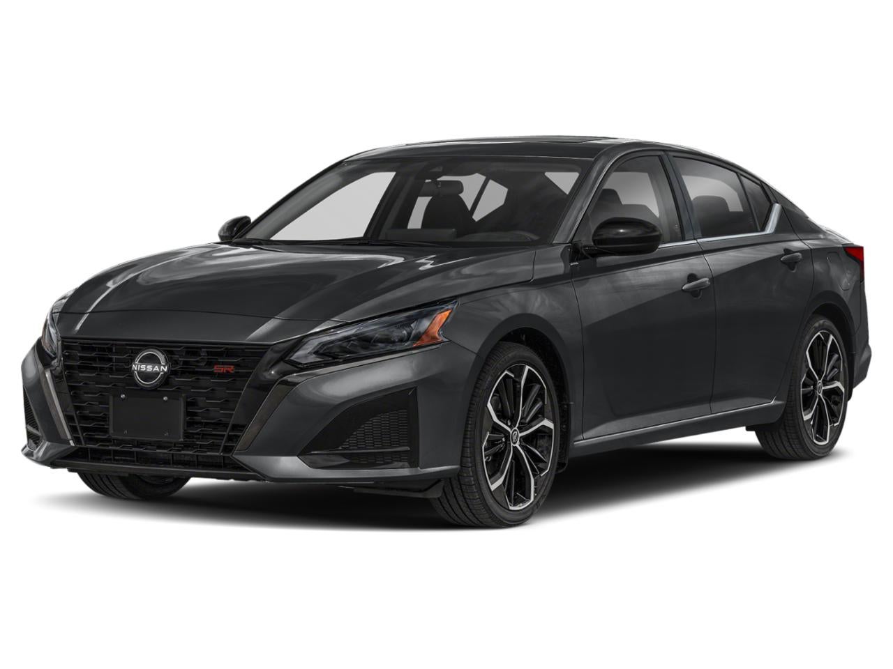 2025 Nissan Altima SR FWD in Super Black — front three-quarter view