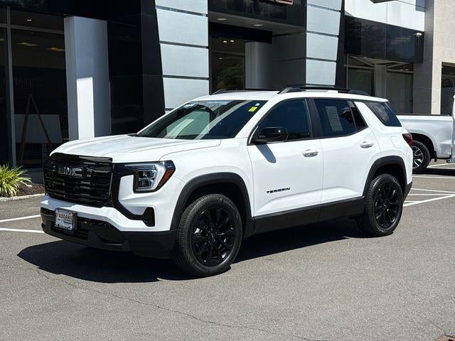 2026 GMC Terrain AWD 4dr Elevation in Summit White — front three-quarter view