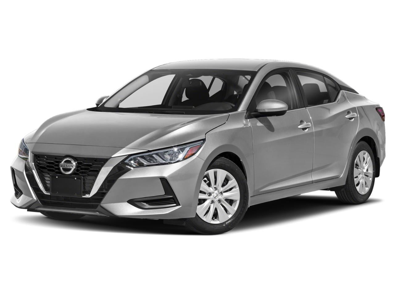 2023 Nissan Sentra SV CVT in Brilliant Silver Metallic — front three-quarter view