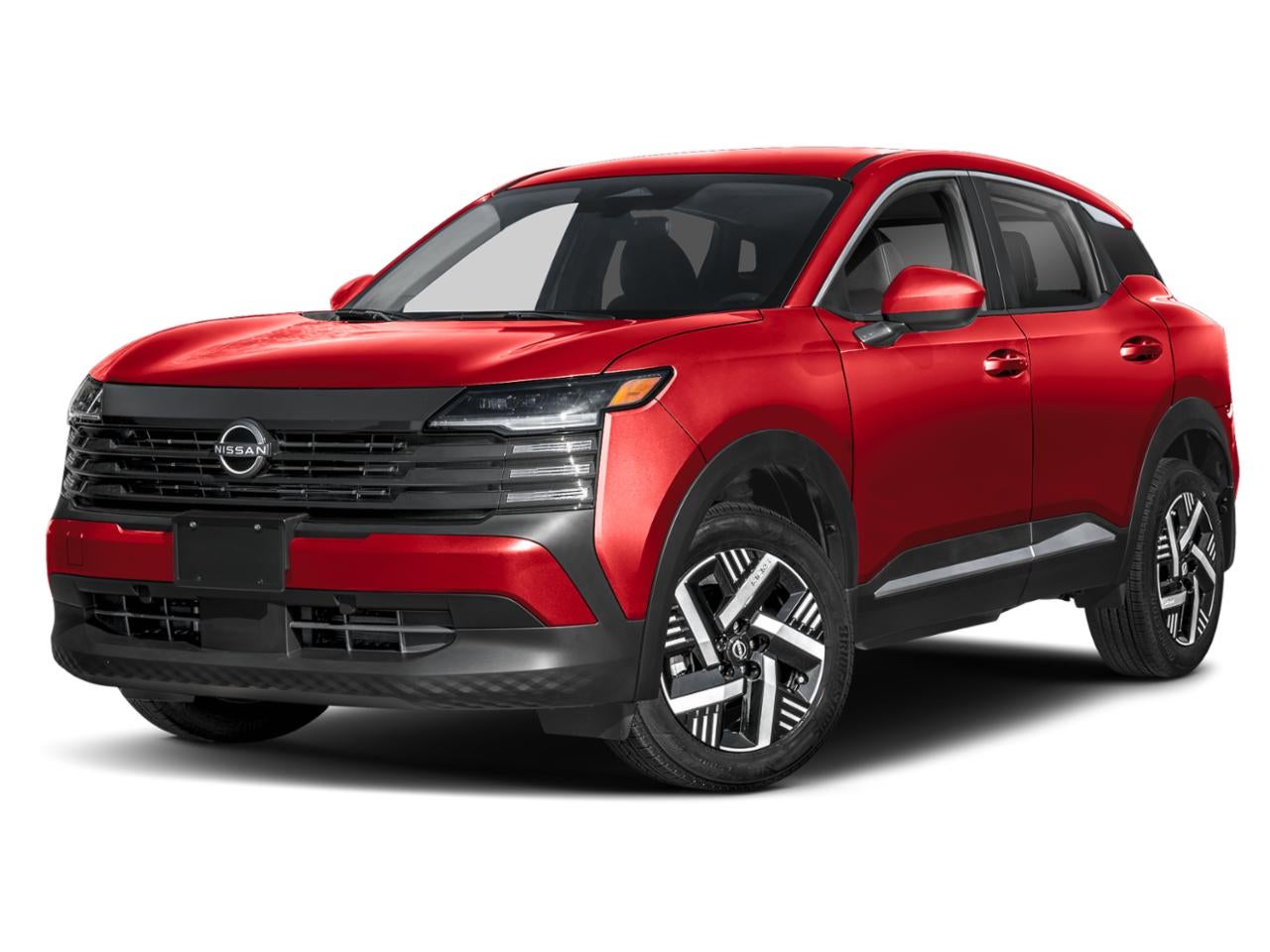 2026 Nissan Kicks SV AWD in Scarlet Ember Tintcoat — front three-quarter view