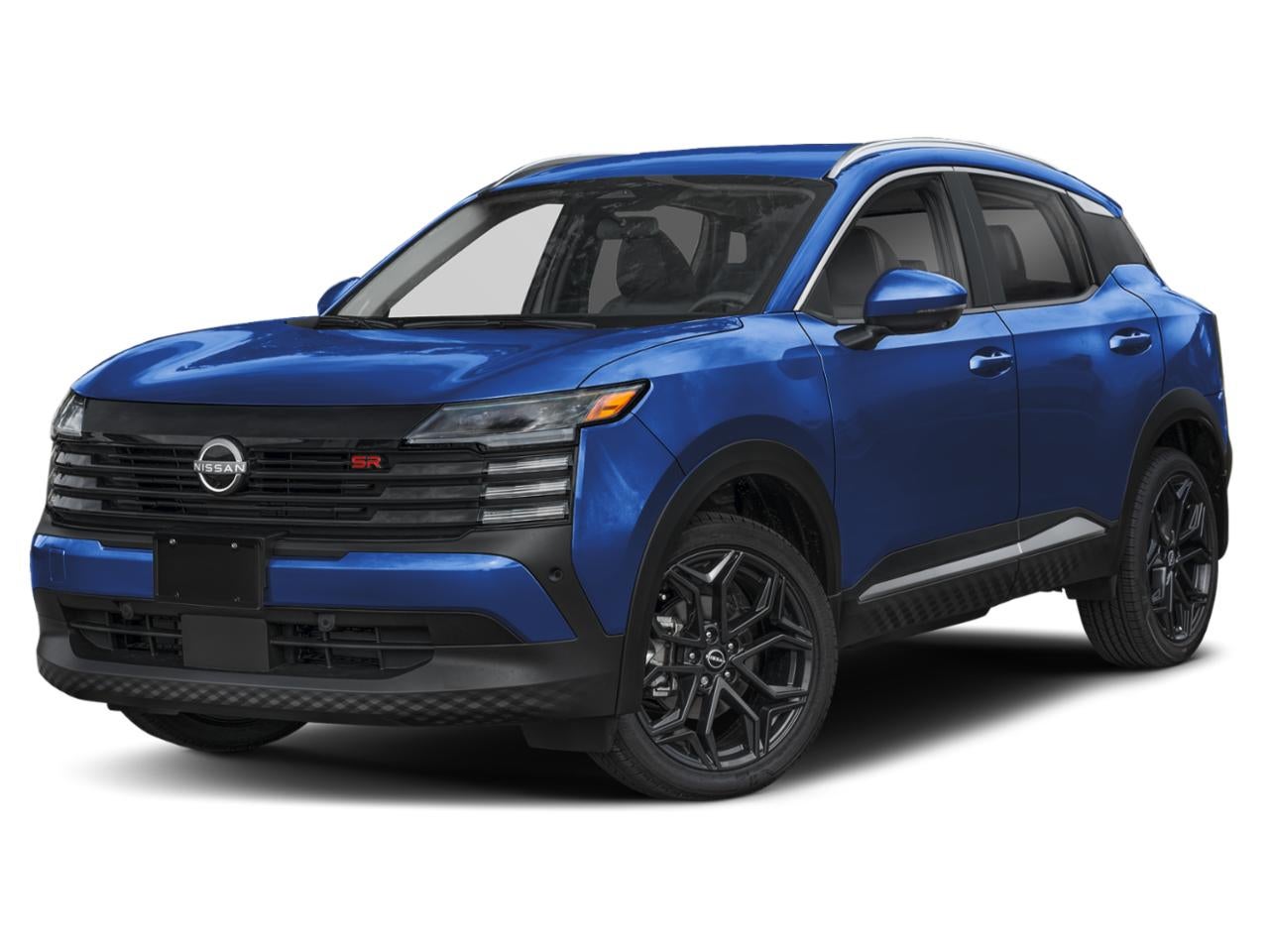 2025 Nissan Kicks SR FWD in Deep Blue Pearl — front three-quarter view