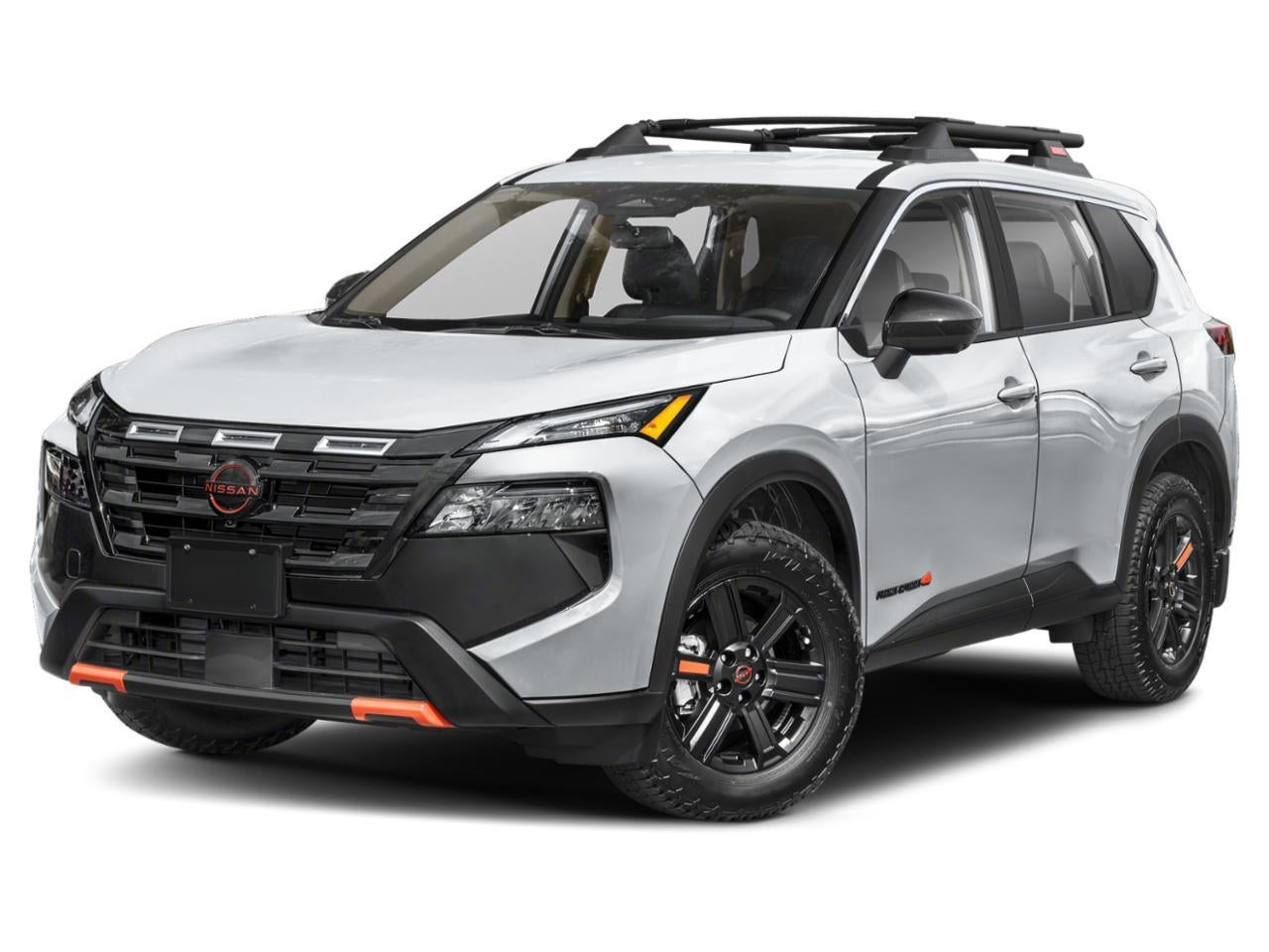 2026 Nissan Rogue 2026.5 AWD Rock Creek in Everest White Pearl Tricoat — front three-quarter view