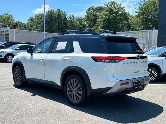 2023 Nissan Pathfinder — rear three-quarter view