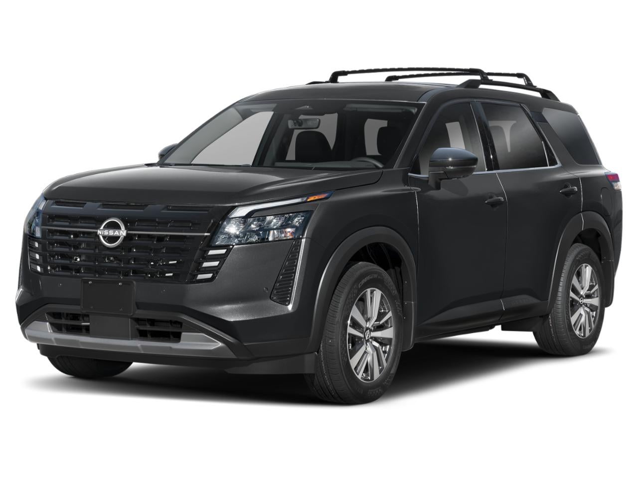 2026 Nissan Pathfinder SL 4WD in Super Black — front three-quarter view