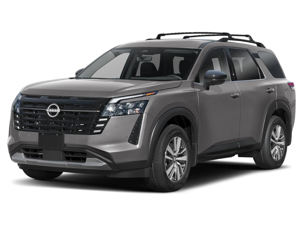 2026 Nissan Pathfinder SL 4WD in Gun Metallic — front three-quarter view