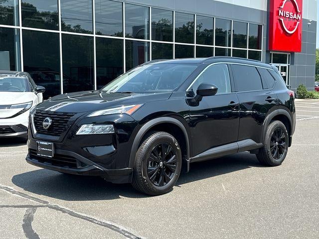 2023 Nissan Rogue AWD SV *Ltd Avail* in Super Black — front three-quarter view