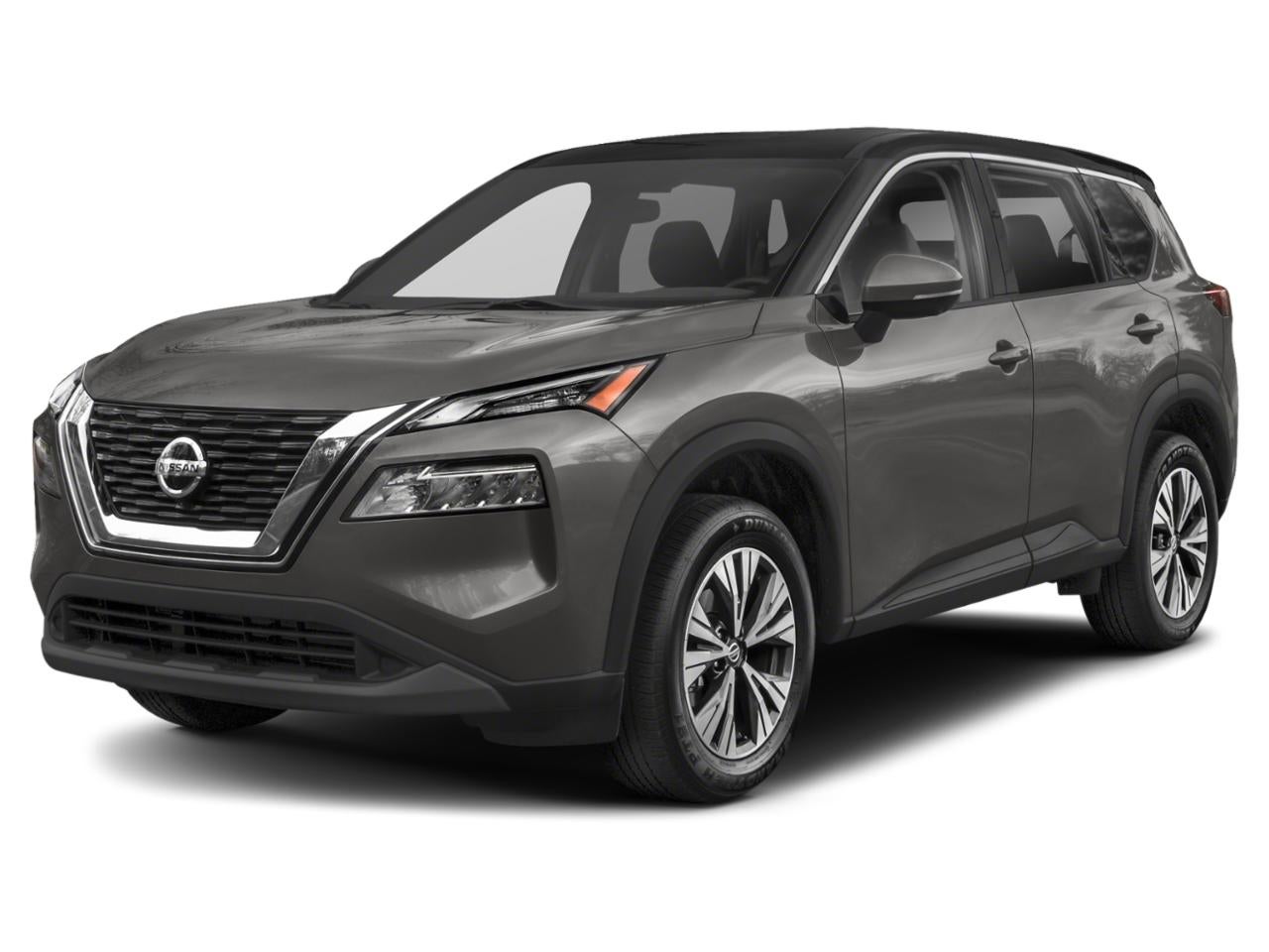 2023 Nissan Rogue AWD SV in Tone Gray Black Roof — front three-quarter view