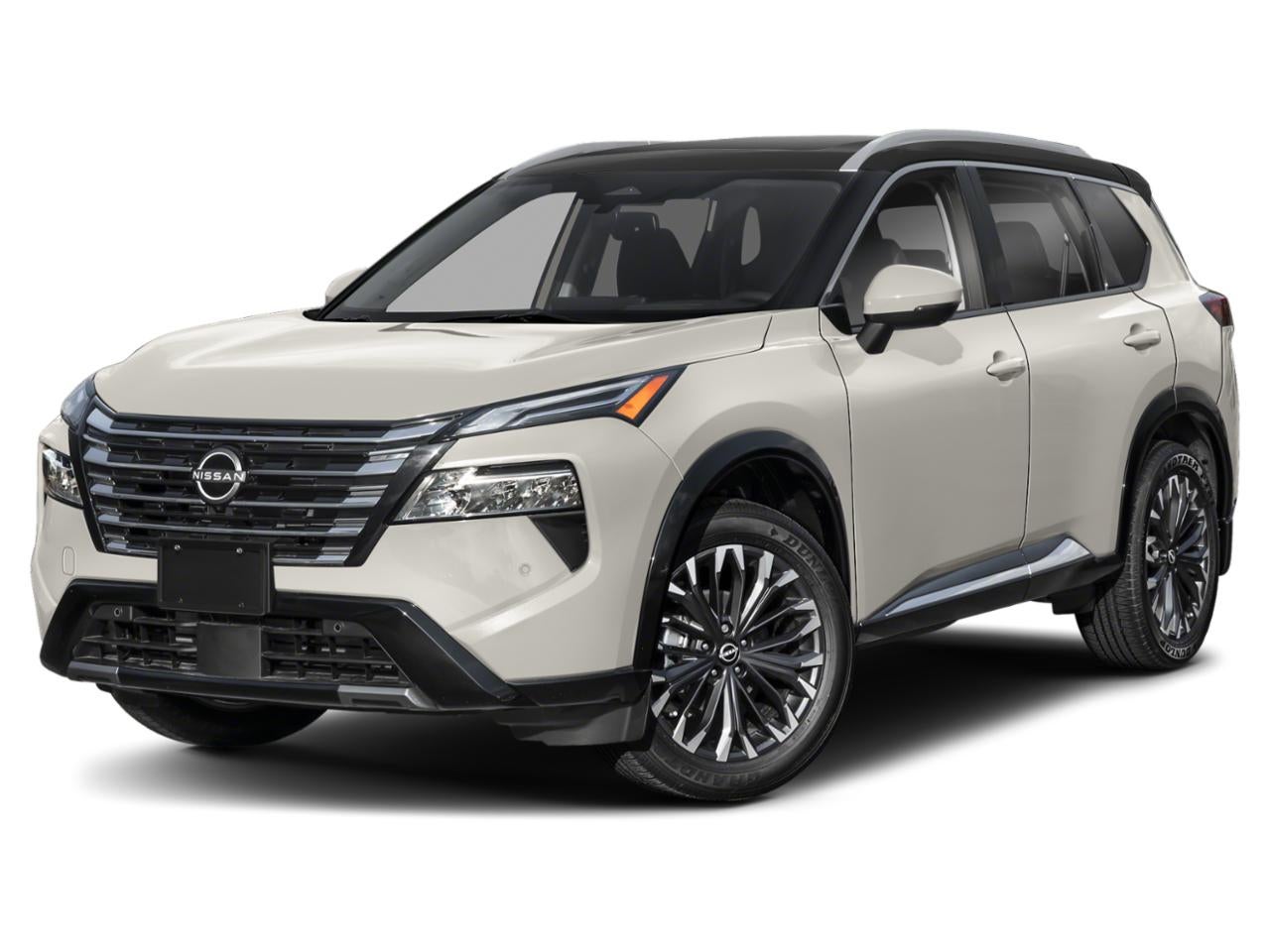 2026 Nissan Rogue 2026.5 AWD Platinum in Obsidian Green Pearl — front three-quarter view