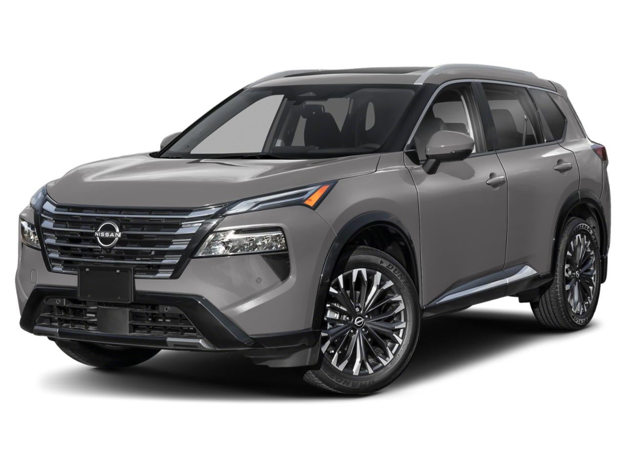 2026 Nissan Rogue 2026.5 AWD Platinum in Gun Metallic — front three-quarter view