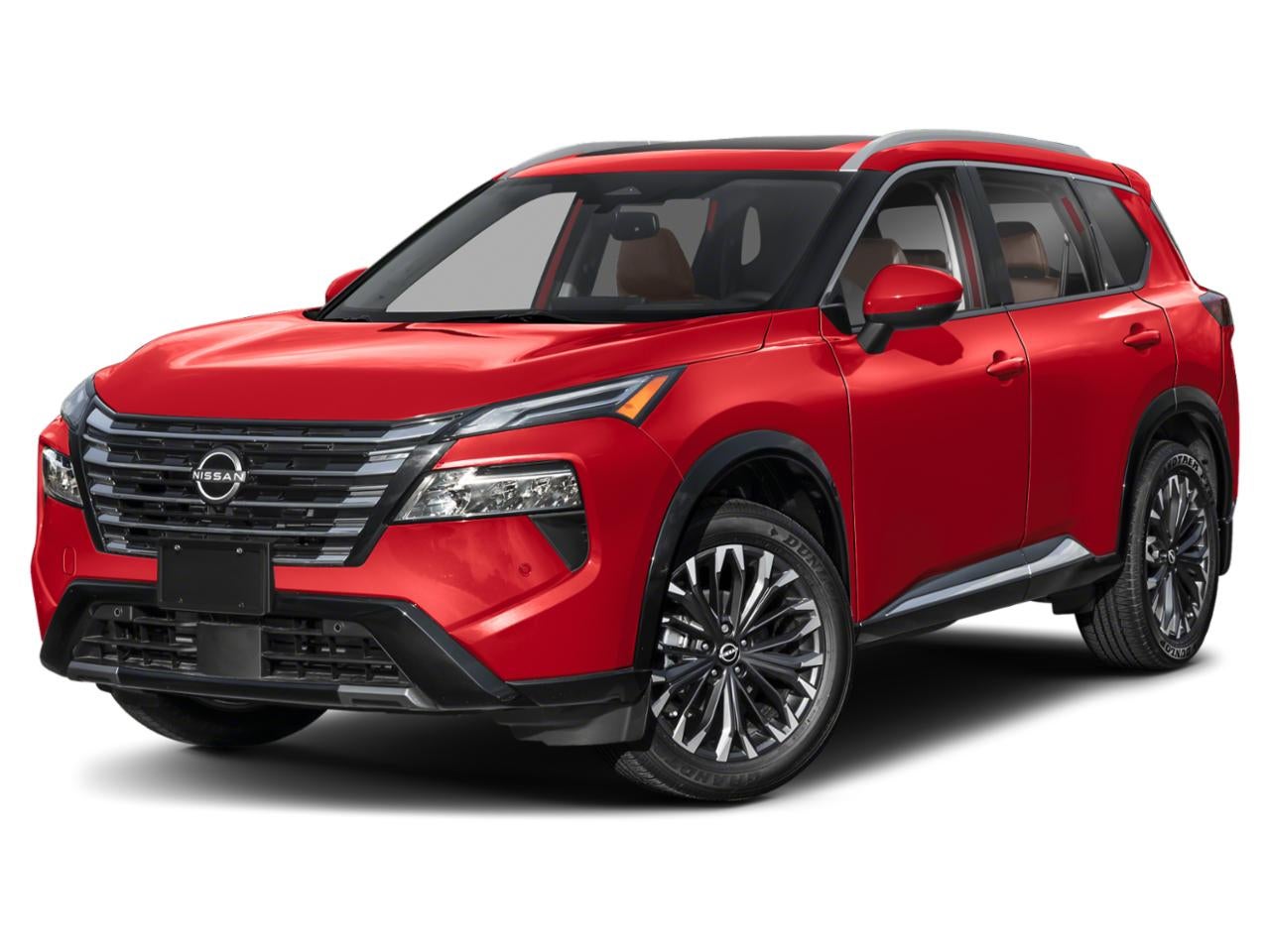 2026 Nissan Rogue 2026.5 AWD Platinum in Scarlet Ember Tintcoat — front three-quarter view